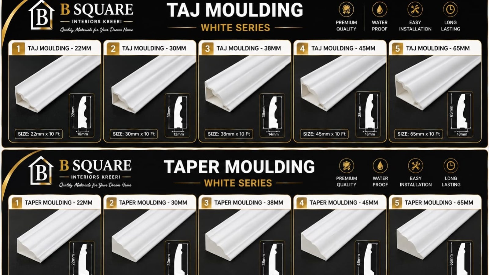 French Moulding interior material example