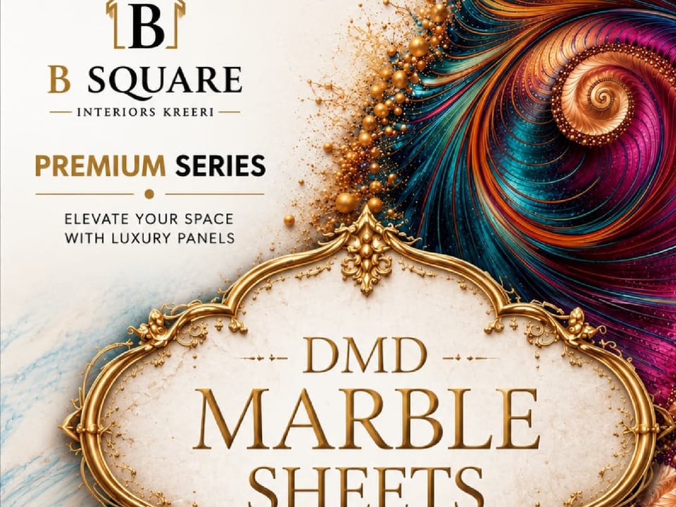 Glossy marble-look sheet design from B Square Interiors catalog